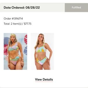 Show Me Your MuMu Bikini NEVER WORN